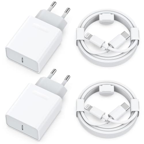 25W Caricatore Per 14/14 Plus/14 Pro/14 Pro Max 13 12 11 Se Pad X Xs Xr 8 7 6 6S, Spina Presa Usb C Caricabatterie Carica Rapido Adattatore Alimentato