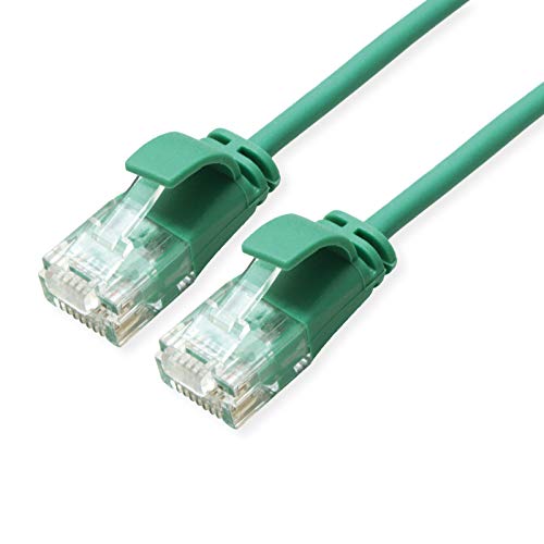 Roline Utp Datacenter - Cavo Patch Cat.6A (Classe Ea), Lsoh, Sottile, 1,5 M, Colore: Verde