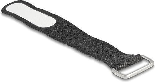 Delock Brida Autoadherente Con Lazo Y Grifo De Etiqueta La 127 X An 20 Mm Negro 5 Piezas