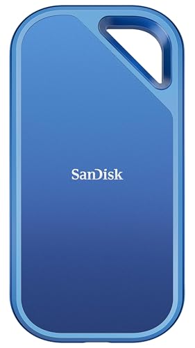 Sandisk Creator Pro Portable Ssd 2Tb (Per Creatori Di Contenuti, Nvme Ssd, Con Velocità Fino A 2000 Mb/S Lettura/Scrittura, Protezione Da Cadute Fino