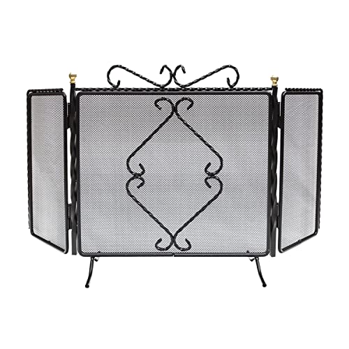Wolfpack Linea Profesional 22020590 Screen 94.5 X 49.5 Cm (Alt) Cm Fireplace Grill Protector, Iron, Colour, Single 5600