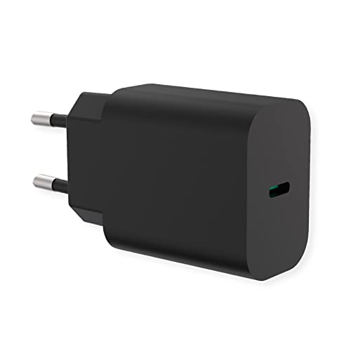 Value Caricatore Usb Con Spina Europea, 1 Porta (Tipo C Pd), 25 W