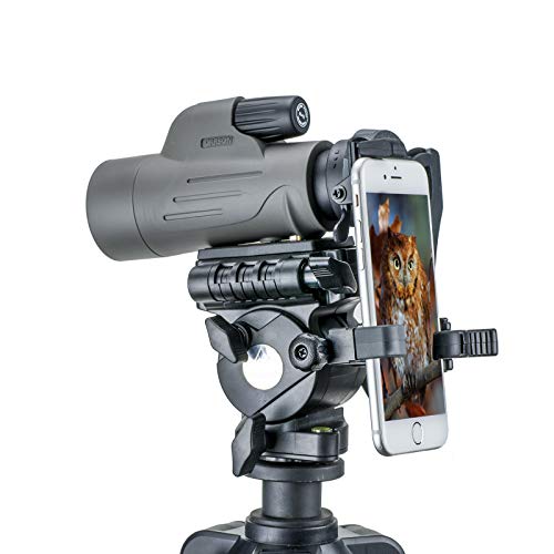 Carson Monopix, Bundle Per Smartphone 8X42Mm Per Digiscoping, Monoculare Impermeabile (Mp-842Is)