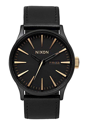 Nixon Orologio Da Uomo Analogico Al Quarzo Con Cinturino In Pelle – A1051041-00