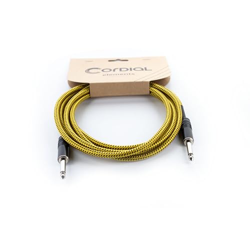 Cordial Cavo Jack Chitarra 7,5 M Giallo Tweed