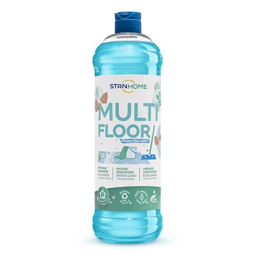 Stanhome | Pulitore Concentrato Per Pavimenti Lavabili Multi Floor Frozen Pine Scent, Note Di Pino E Eucalipto, Sgrassatore Antiodori Per Pavimenti Se