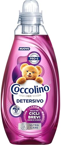 Coccolino Wonder Wash, Detersivo Lavatrice Liquido, Ultra Care, Efficace Nei Cicli Brevi Da 15 Minuti, Anche A Freddo, Protegge Il Colore Dei Tuoi Cap