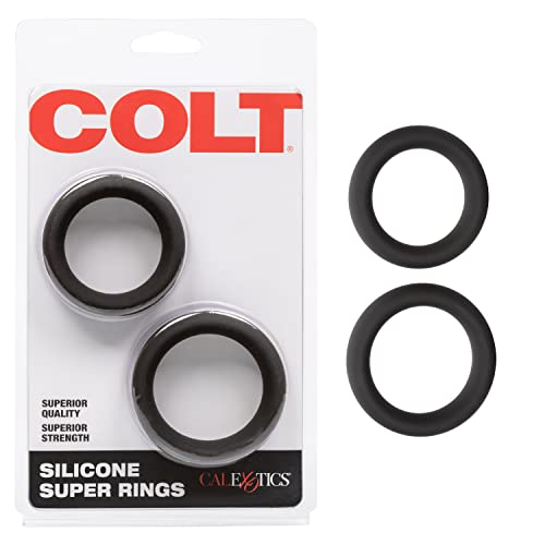 Sex Toys Rings Colt Silicone Super Rings Black Sexy Shop