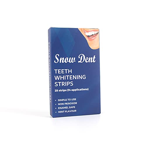 Strisce Sbiancanti Per Denti Con Ammaccature Di Neve, Strisce Sbiancanti Per Denti Gialli, Macchie Di Fumo, Denti Neri, 28 Strisce Sbiancanti,