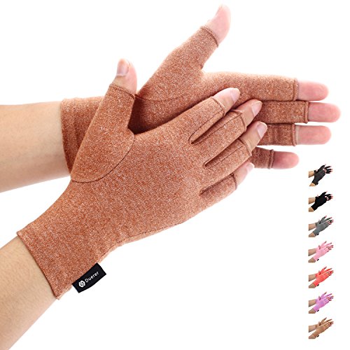 Duerer Guanti Comprimenti Per Artrite Donna Uomo Per Rsi, Tunnel Carpale, Reumatoide, Tendinite, Guanti A Compressione Con Pollice Senza Dita Per Soll