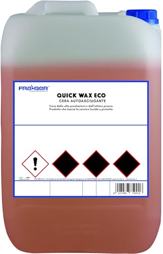 Fraber Quick Wax Eco Kg.25 Cera Polish Autoasciugante Auto Lucidante Carrozzeria
