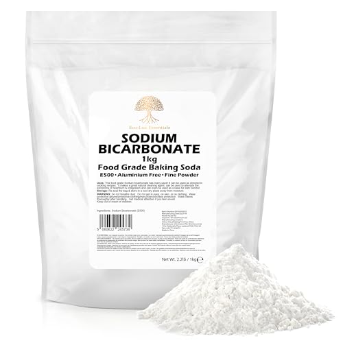 Bicarbonato Di Sodio, Bicarbonato Di Sodio 1Kg Pura Bicarbonato Di Sodio Per La Pulizia Bombe Da Bagno Odori E Denti