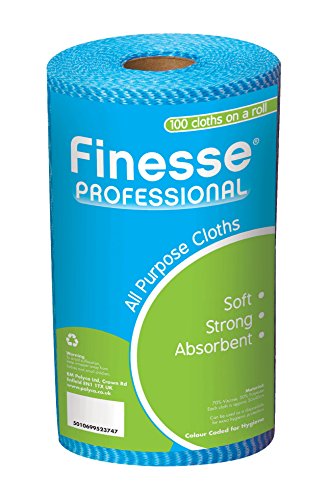 All Purpose Cloths Roll 100 Blue W230Xl500Mm