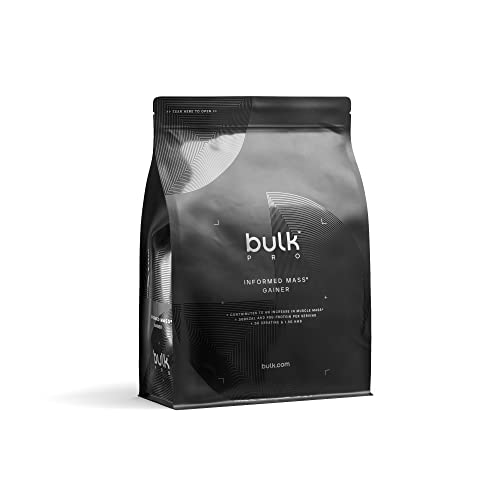 Bulk Informed Mass Gainer, Mass Gainer, Frullato Di Proteine Del Siero Del Latte, Gelato Alla Vaniglia, 3Kg, 20 Porzioni