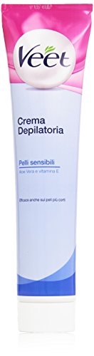 Veet Crema Depilatoria Pelli Sensibili Gambe E Corpo, 200 Ml