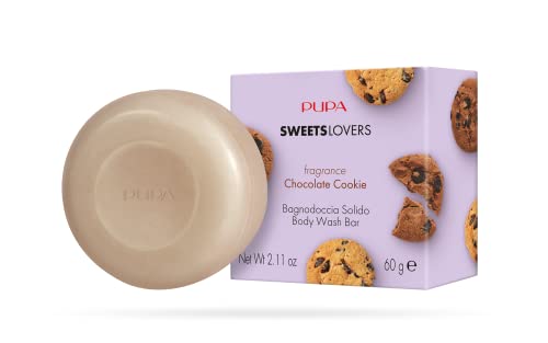 Pupa Sweets Lovers Bagnodoccia Solido Fragrance Chocolate Cookie, 60 Gr