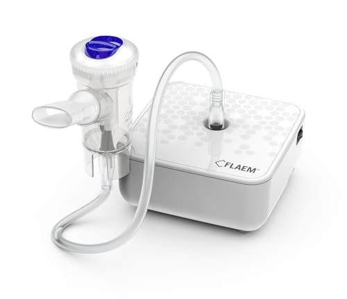 Flaem, Profineb 2024, Aerosol Portatile Silenzioso Per La Cura Delle Basse Vie Respiratorie, Macchina Aerosol Adulti E Bambini Certificato Mdr Complet