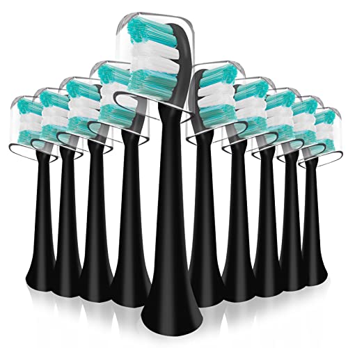 10 Pezzi Compatibili Con Aquasonic Black Series Vibe Series Spazzolino Elettrico Di Ricambio Per Spazzolino Da Denti, Adatto Per Aquasonic Black Serie