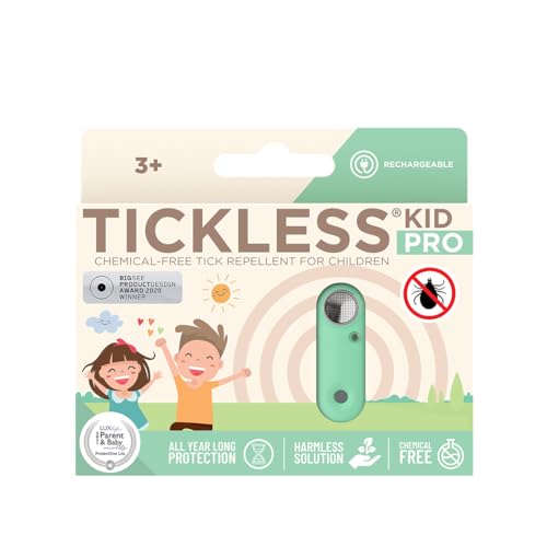 Tickless Kid Pro Repellente Per Zecche Ad Ultrasuoni Ricaricabile Per Bambini - Menta