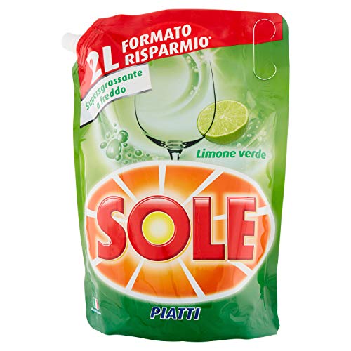 Sole Detersivo Liquido Ecoricarica Piatti Lemon - 2 Kg