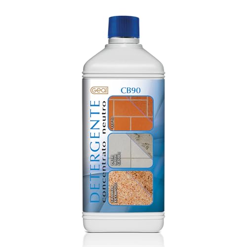 Geal Cb90. Detergente Concentrato Neutro Per Cotto, Pietra, Marmo, Graniglie E Ricomposti. 1 Litro
