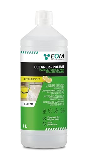 Eqm - Eco-214 - Detergente Lucidante Per Marmo, Granito E Pietra Naturale - 1L - Esalta Il Colore Naturale E La Lucentezza