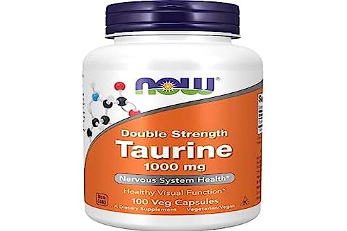 Now Foods Taurina Doppia Forza 1000 Mg Capsule Vegane