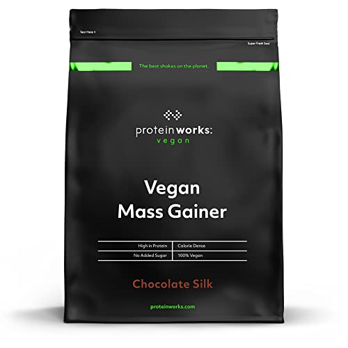 The Protein Works Mass Gainer Vegano Frullato Di Proteine In Polvere Ipercalorico, Iperproteico, Ricco Di Carboidrati, Mass Gainer, Cioccolato Morbido