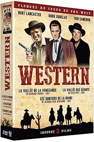Coffret Western : La Vallée De La Vengeance + La Vallée Des Géants + Les Sentiers De La Haine