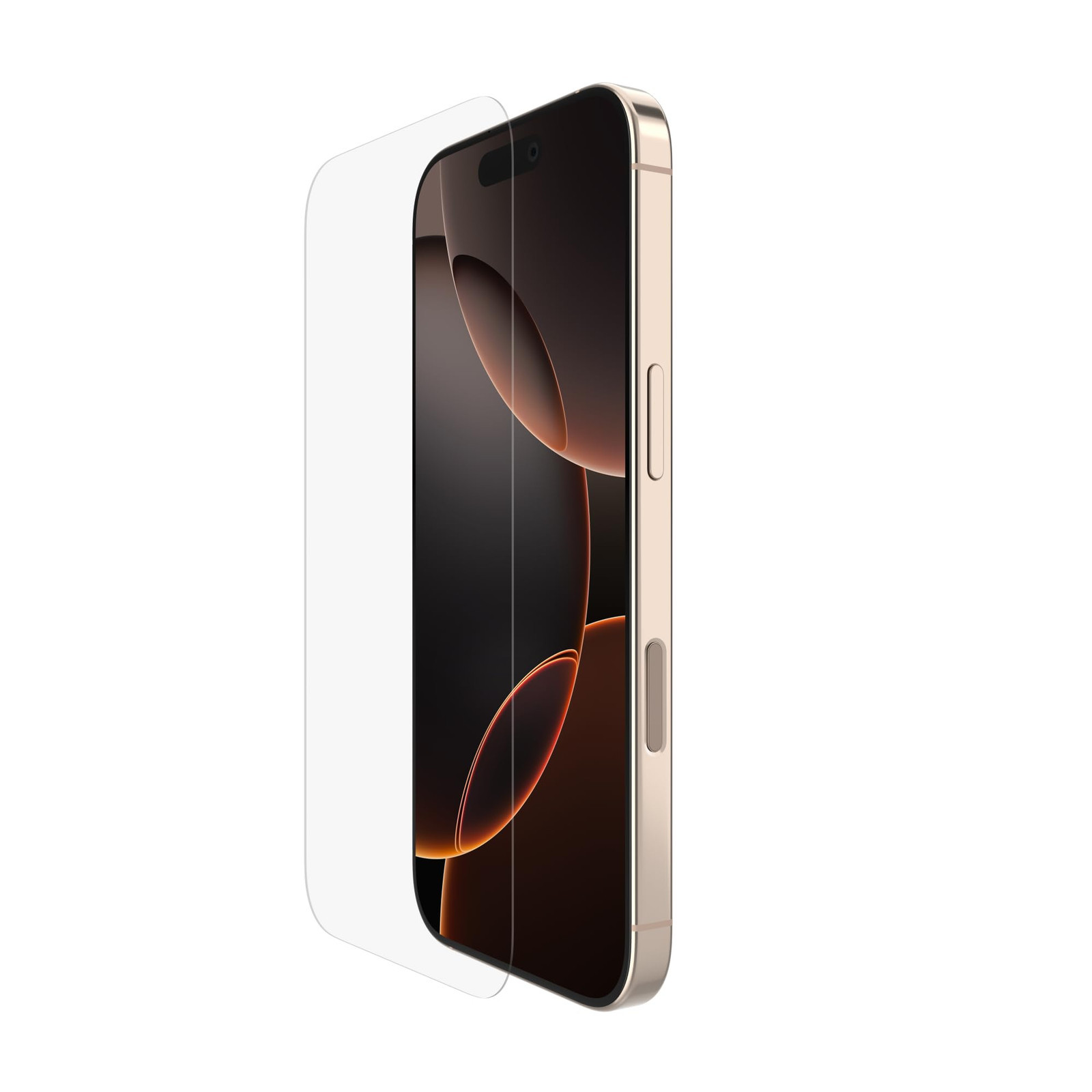 Belkin ScreenForce TemperedGlass iPhone 16 Pro Screen Protector, slim design, cr