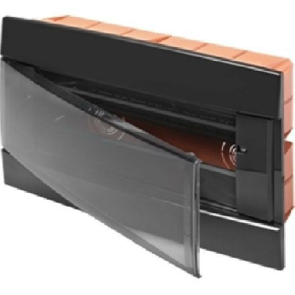GEWISS CENTRALINO DA INCASSO 12 MODULI NERO TONER GW40229TN
