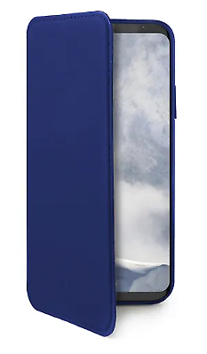 CELLY PRESTIGE COVER A LIBRO PER SAMSUNG GALAXY S9 COLORE BLU