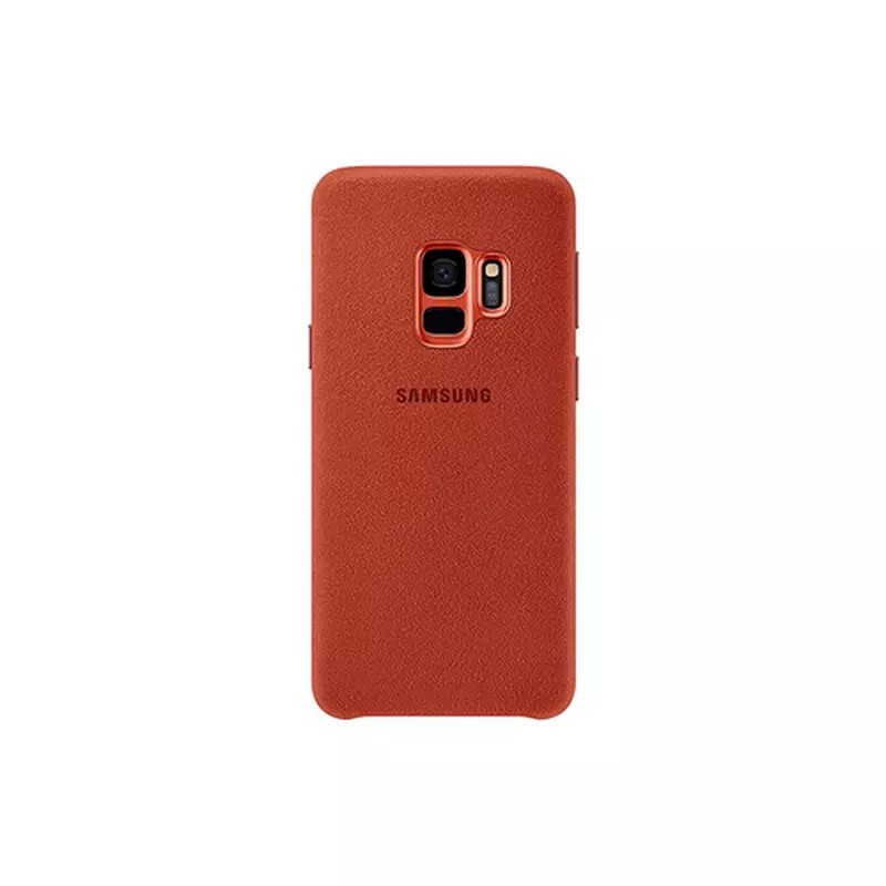 Samsung Custodia Originale Galaxy S9 G960F Back Cover Case Alcantara Rossa