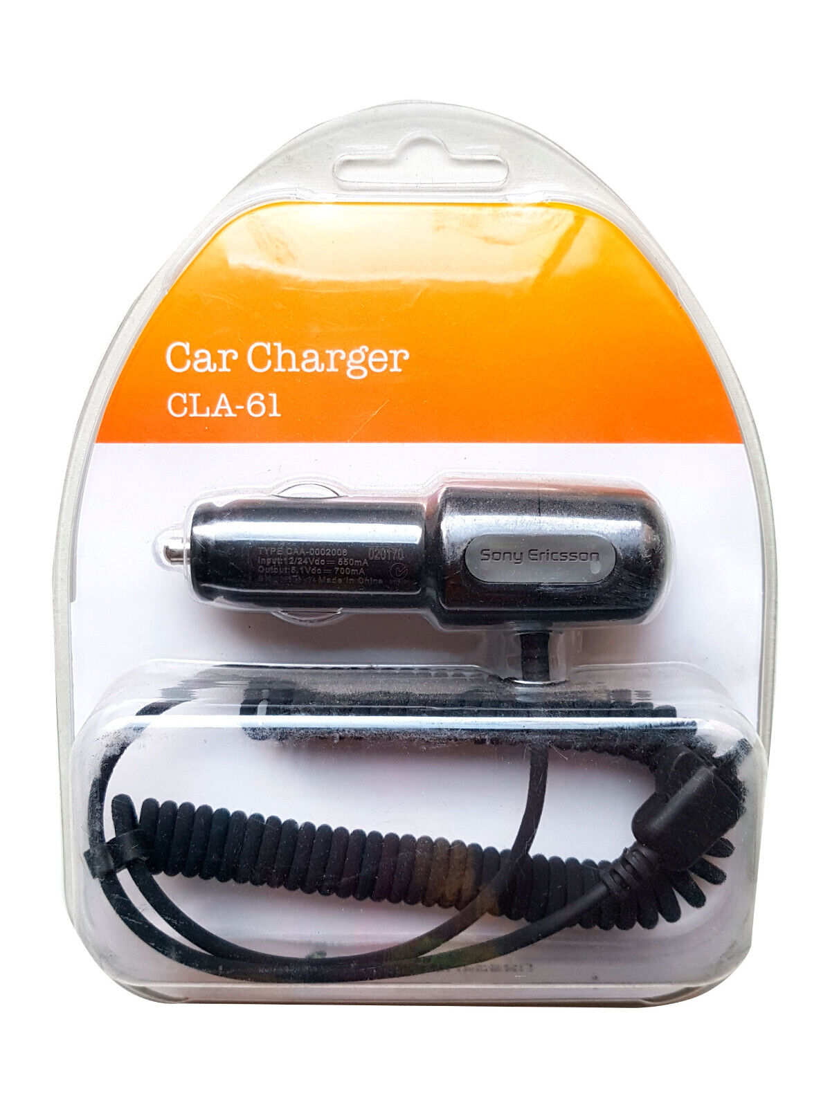 CARICABATTERIE AUTO ORIGINALE SONY ERICSSON CLA-61