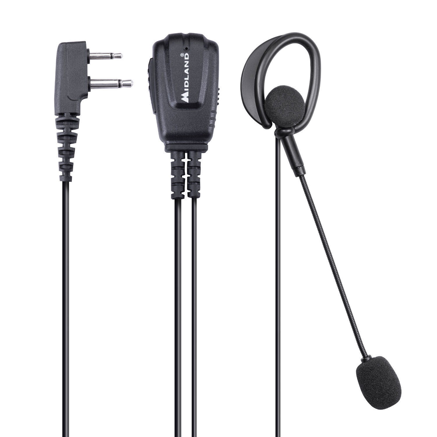 Midland MA30-L PRO MICROFONO AURICOLARE CON MICROFONO BOOM 2 PIN