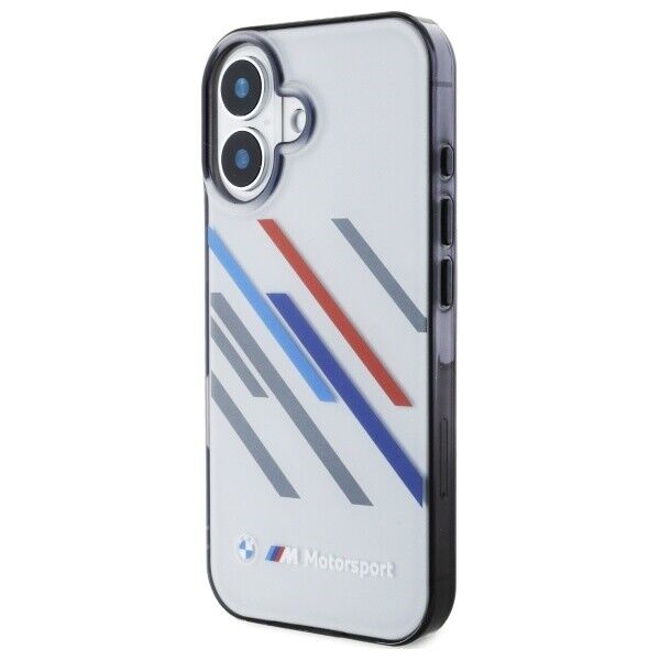 Custodia BMW in TPU rigida per Apple iPhone 16 Plus 6.7 - grigio