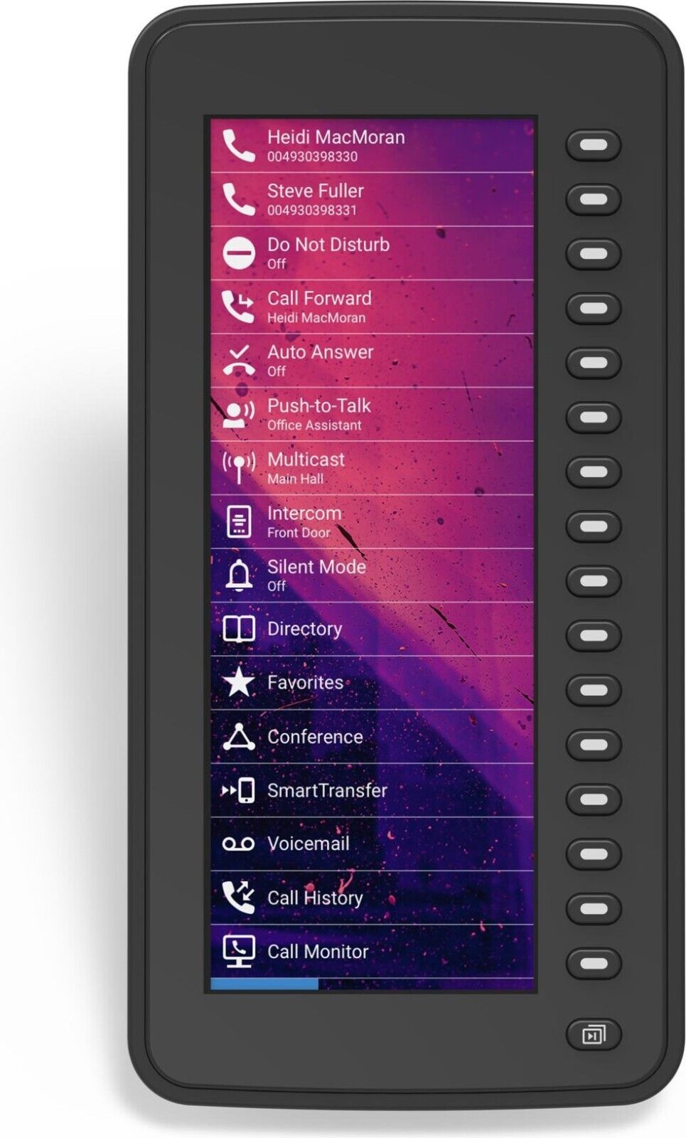 Snom D7C modulo add-on IP Nero
