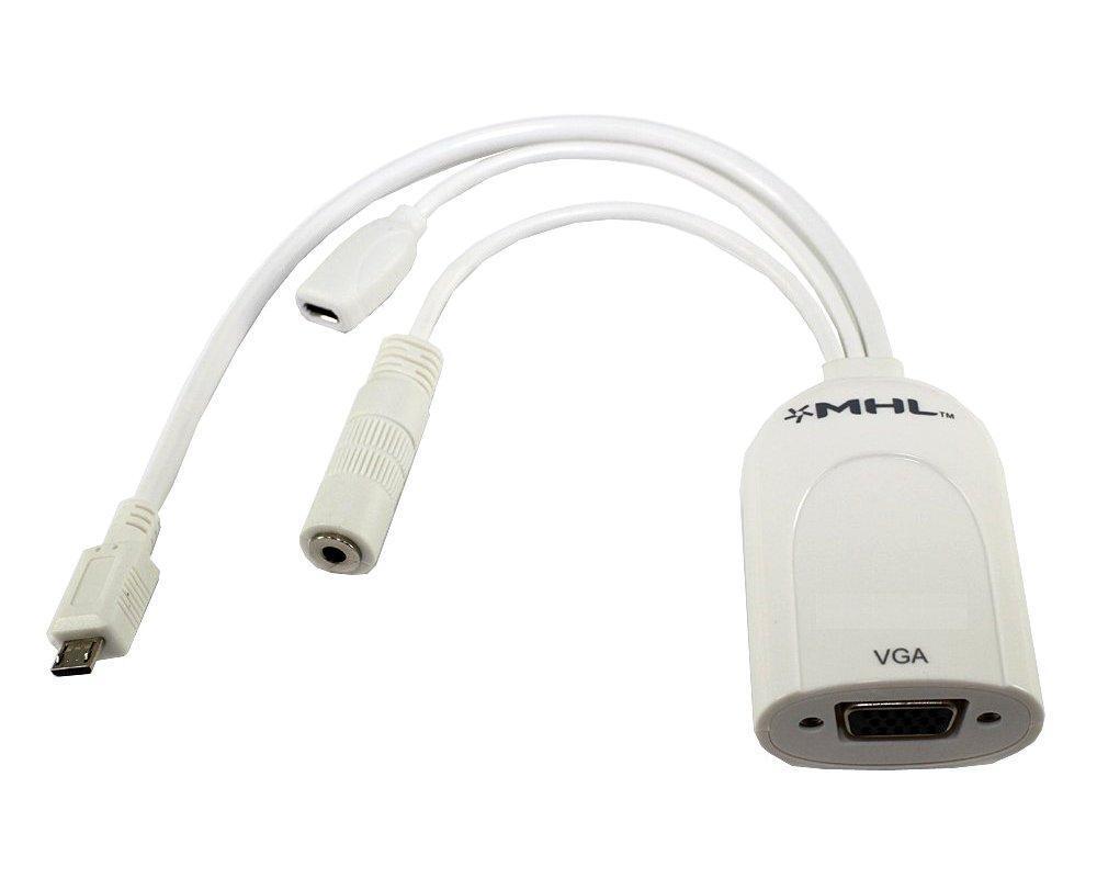 Manhattan Adattatore MHL a VGA con audio per dispositivi mobili