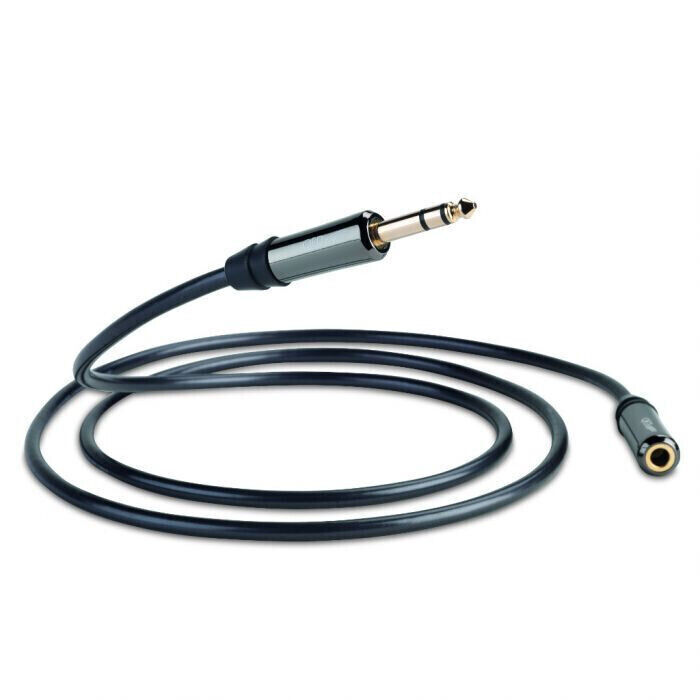 QED PERFORMANCE HEADPHONE EXTENSION GRAPHITE6,35 MM CAVO1,5 MT CUFFIA NUOVO