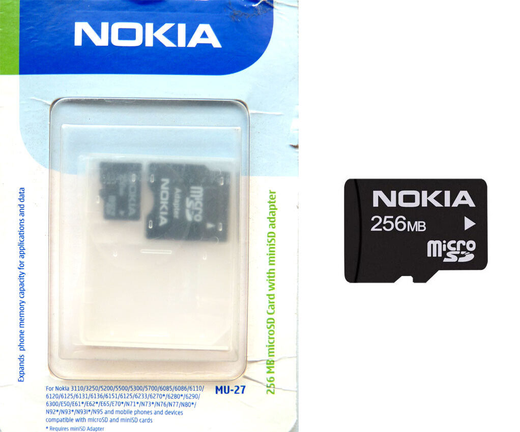 SCHEDA MICRO SD 256 megabyte NOKIA MU-27