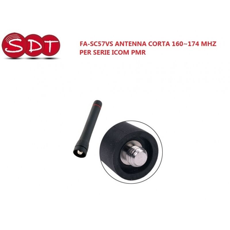 FA-SC57VS ANTENNA CORTA 160~174 MHZ  PER SERIE ICOM PMR