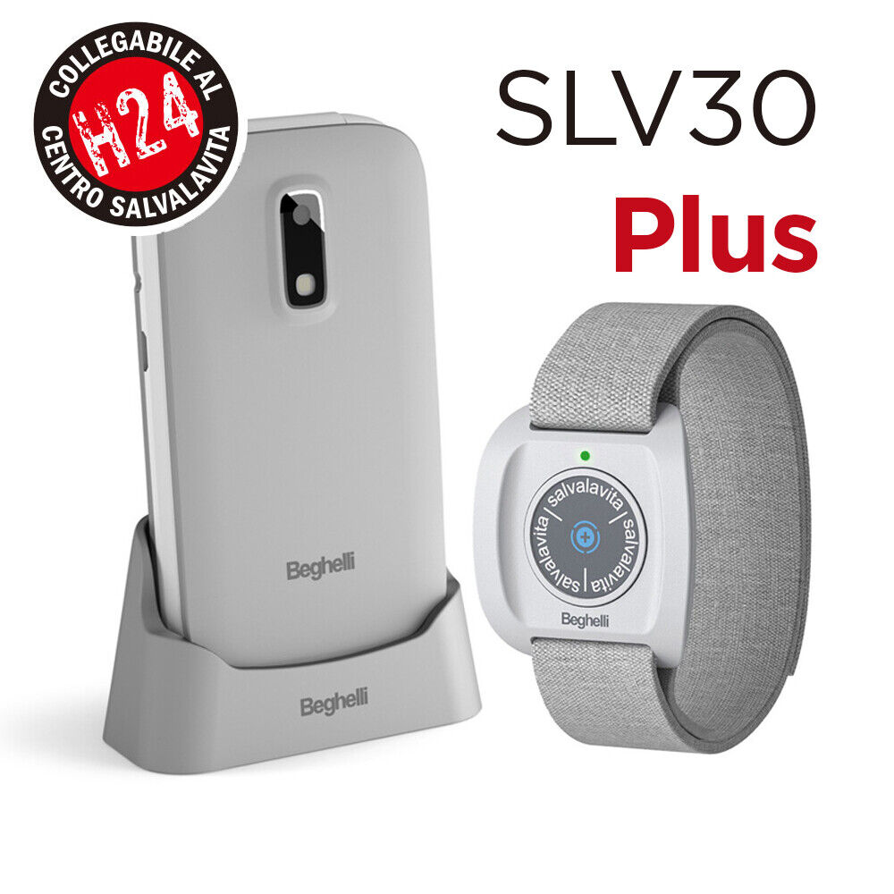 Beghelli salvalavita  cellulare per anziani SLV30plus GPS+BAND