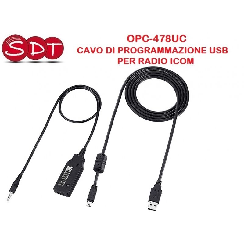 ICOM ORIGINALE OPC-478UD/OPC-478UC CAVO DI PROGRAMMAZIONE USB PER RADIO ICOM