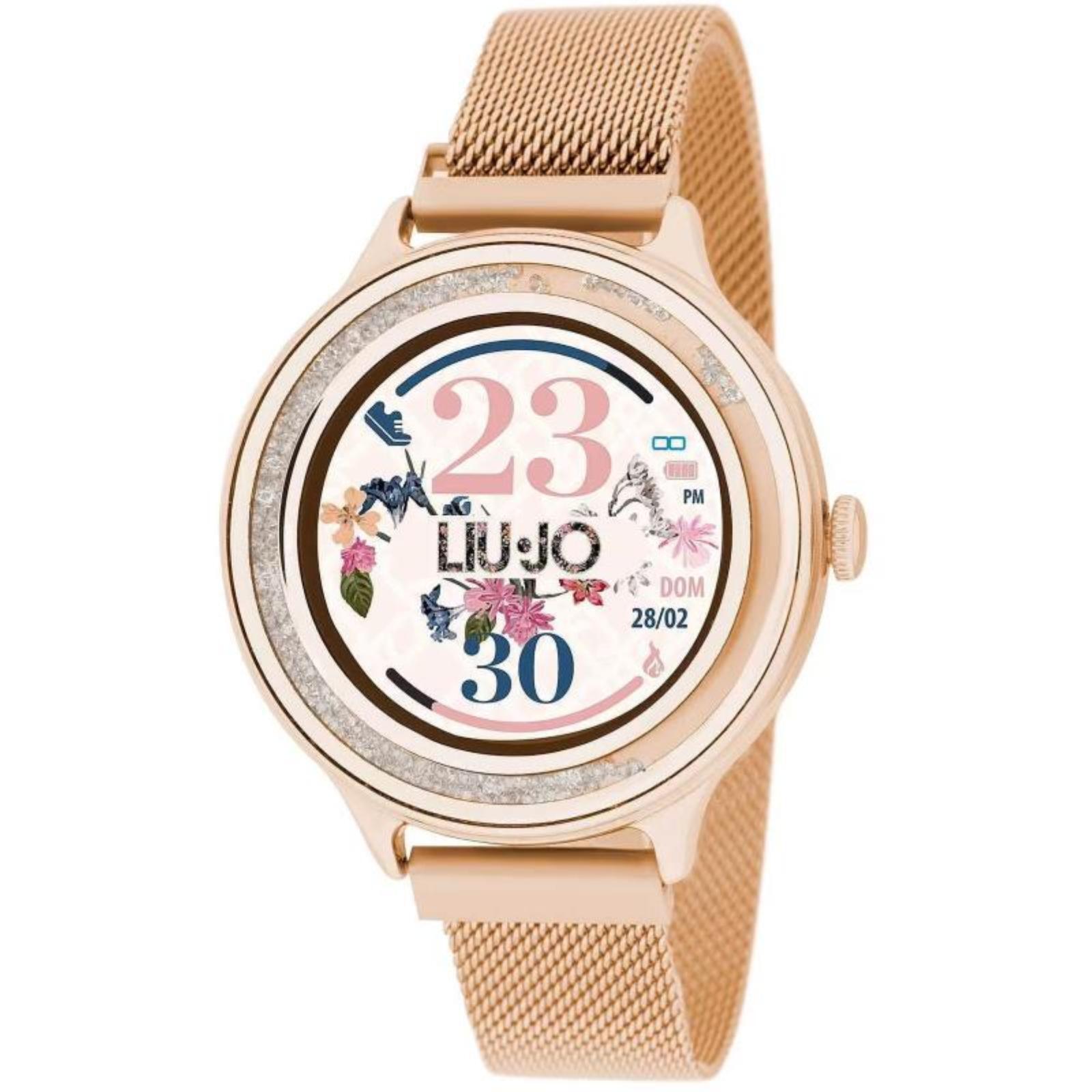 Orologio Smartwatch Donna LIUJO SWLJ050 Cinturino Milano colore Oro Rosa