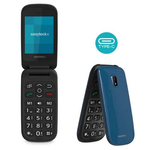 CELLULARE EASYTECK F210 2.4" FOLD BLUE