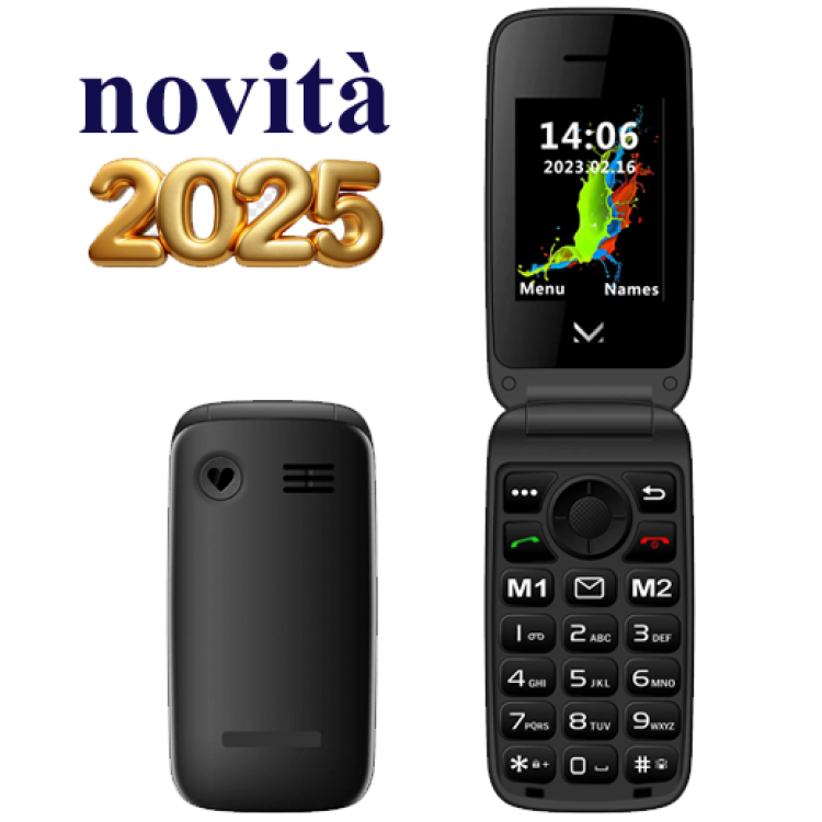 Telefono senior Majestic SILENO 42 FLIP BK