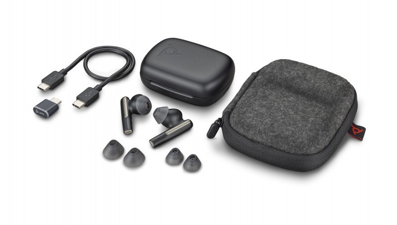 Poly Voyager Gratis 60 UC Con BT 700 Usb-C Bluetooth Auricolari HP 7y8h4aa Nero