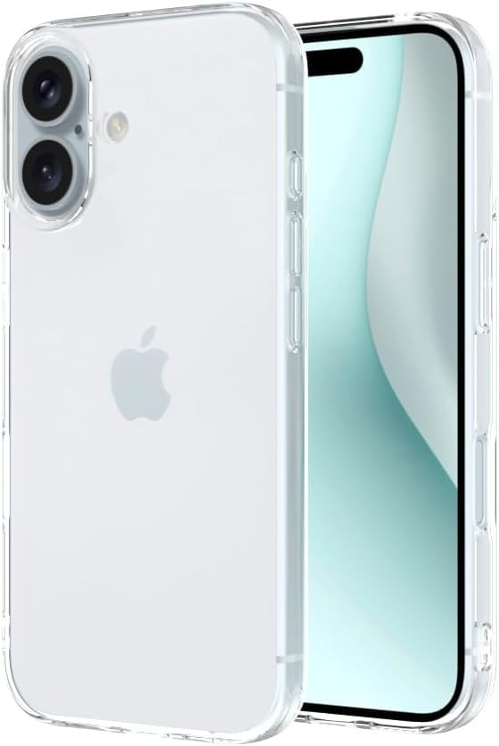 Captor Cover Trasparente per Apple iPhone 16 Plus, Custodia TPU in (I1y)