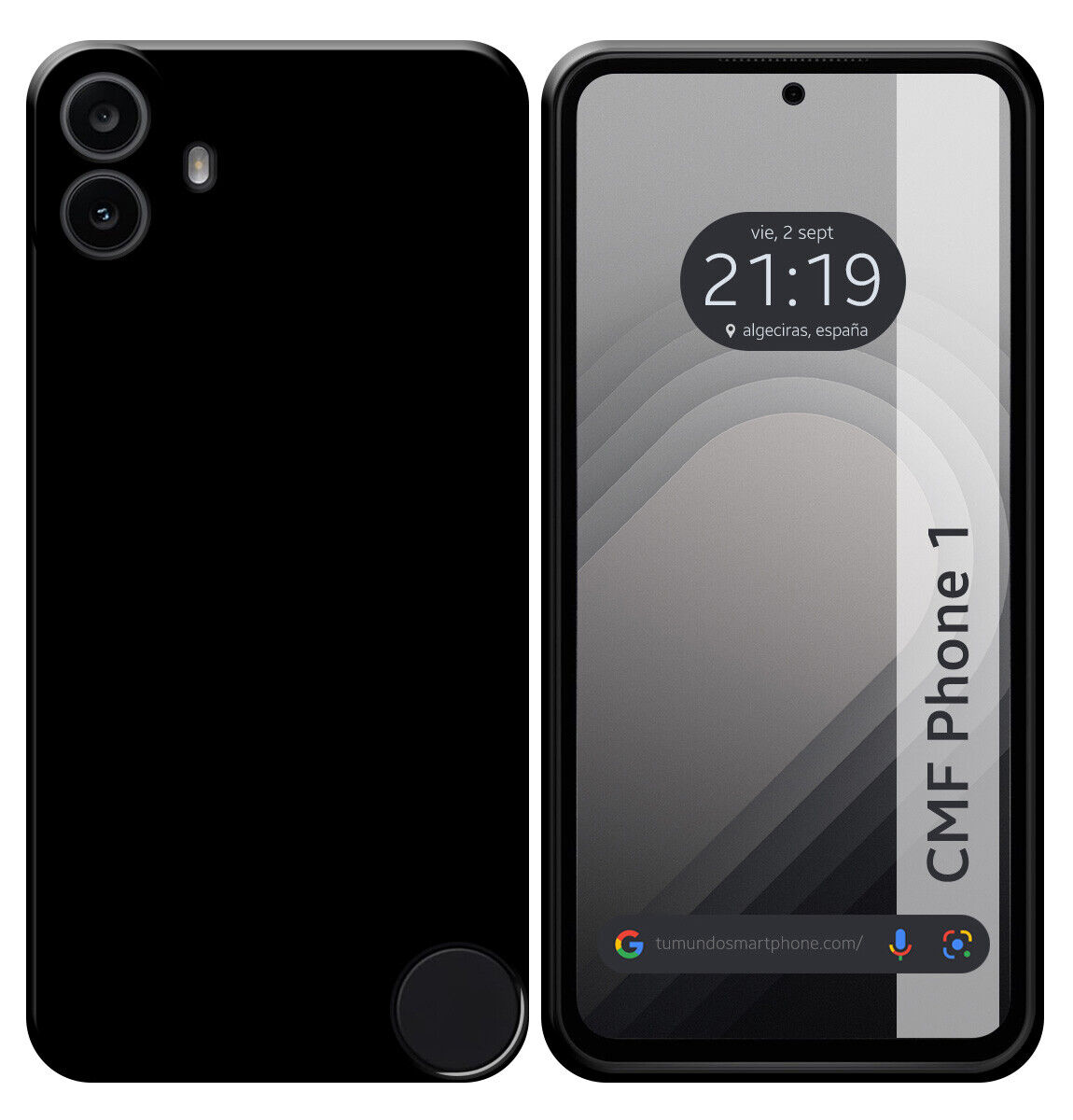 Cover Silicone TPU Gel Nera per Nothing CMF Phone 1