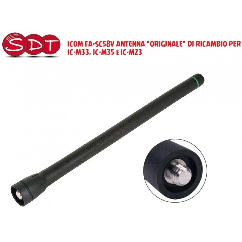 ICOM FA-SC58V ANTENNA "ORIGINALE" DI RICAMBIO PER IC-M33, IC-M35 e IC-M23, IC-M2